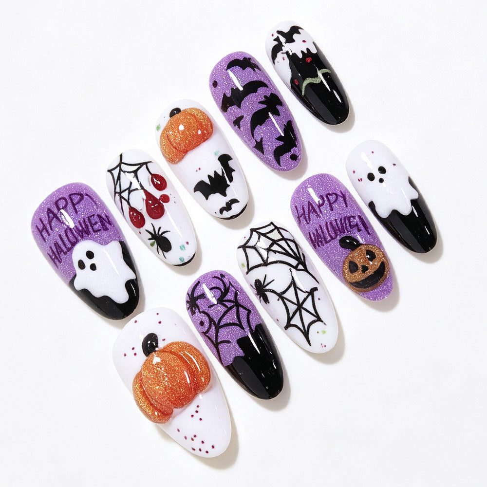 Halloween-Themed Creative Press-On Nails Acalora
