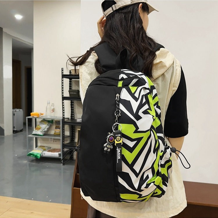 Graphic Print Backpack Acalora
