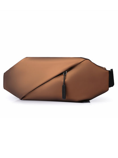 Modern Structured Leather Sling Bag Acalora