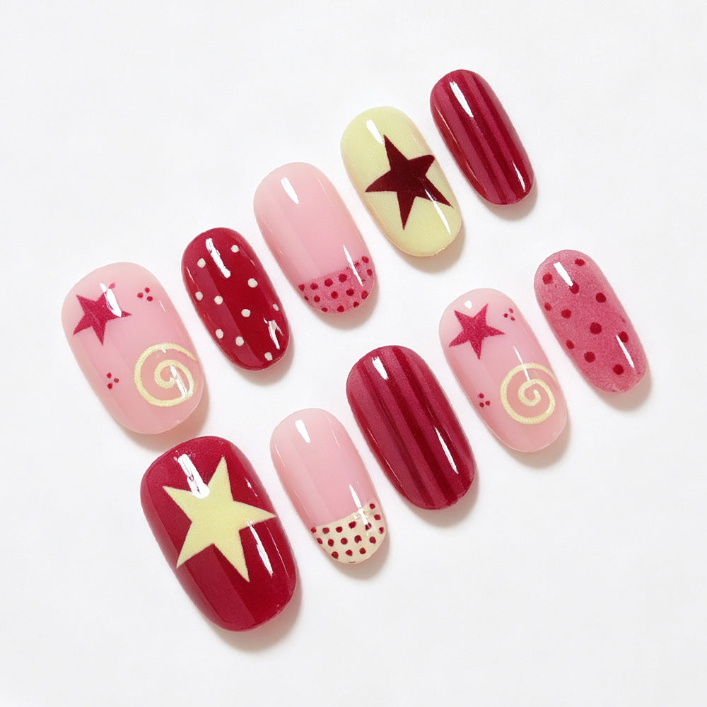 Creative Design Press-On Nail Art Acalora