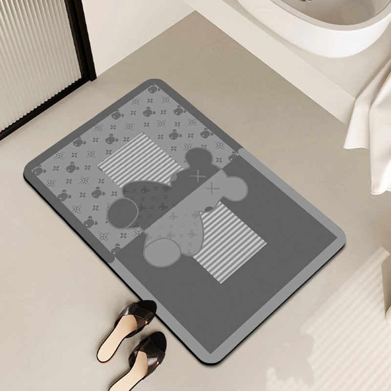 Cute Cartoon-Themed Bath Mat Acalora