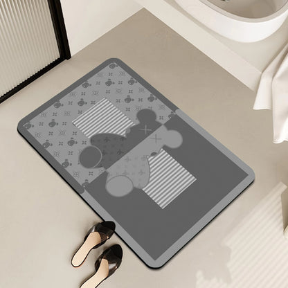 Cute Cartoon-Themed Bath Mat Acalora