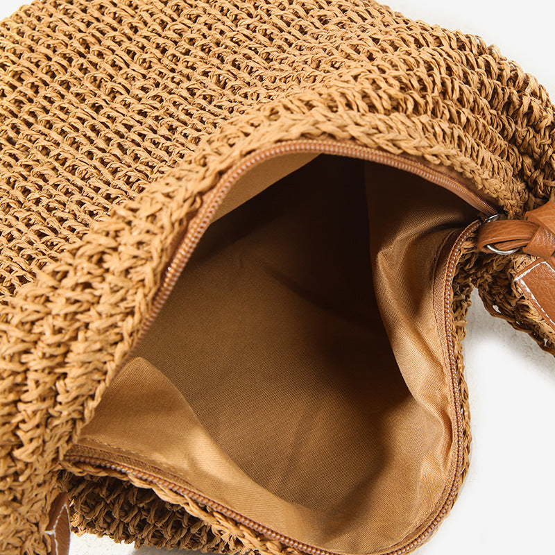 Women's Handbag made of braided cotton with comfortable shoulder strap Karnz