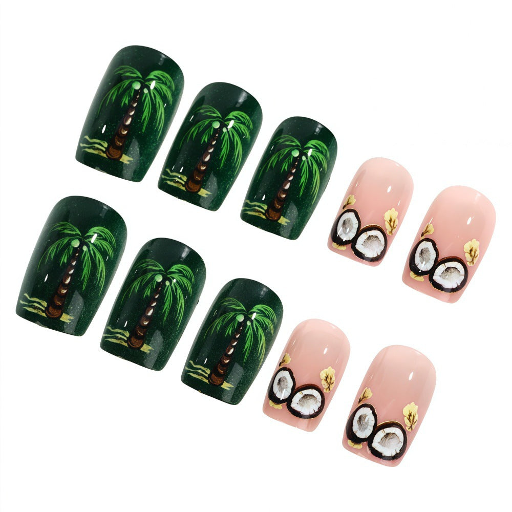 Tropical Style Artificial Nails Acalora