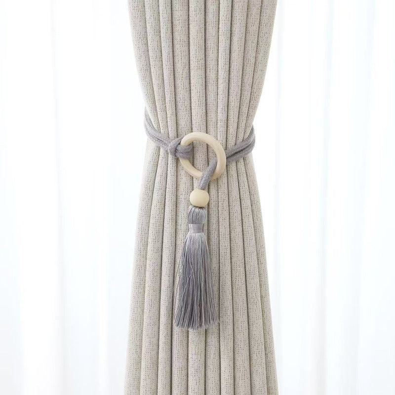 Elegant curtain tieback with tassels Acalora