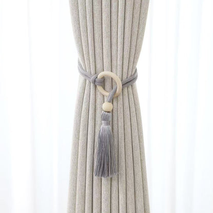 Elegant curtain tieback with tassels Acalora