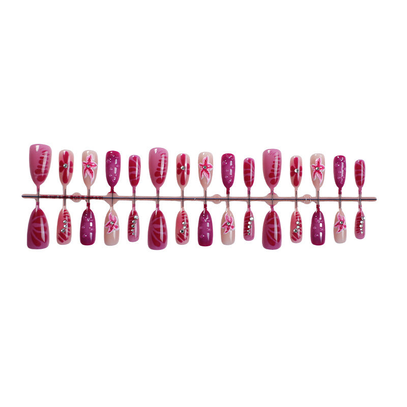 Elegant Floral Designs Press-On Nail Set Acalora