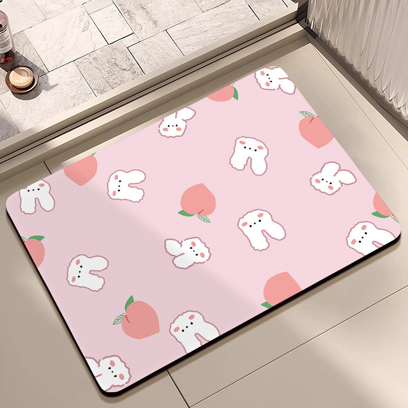 Modern Artistic Bath Mat Acalora