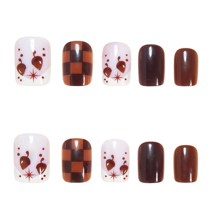Artistic Square Nail Art Design Acalora