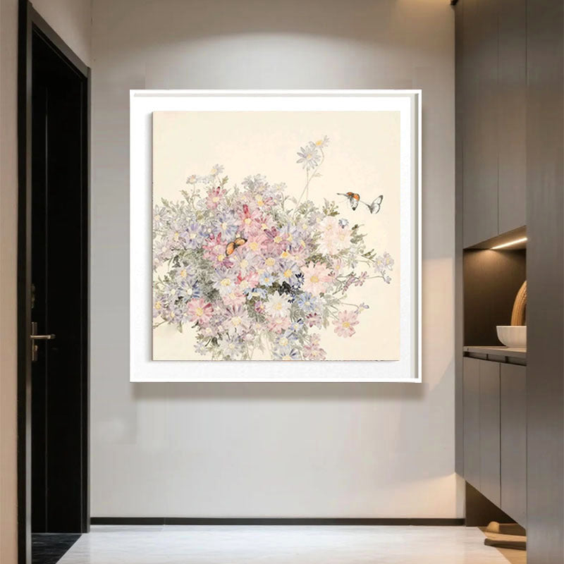 Abstract Flower Art Canvas