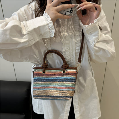 Woven Handheld Tote Bag Acalora