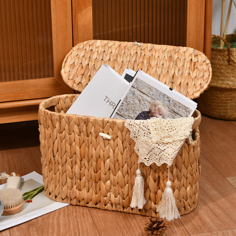 Handcrafted Woven Storage Container Acalora