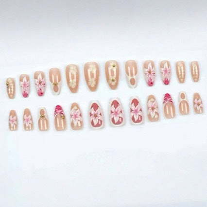 Floral 3D Nail Art Acalora