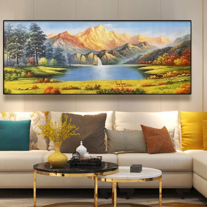 Scenic Mountain Landscape Wall Art