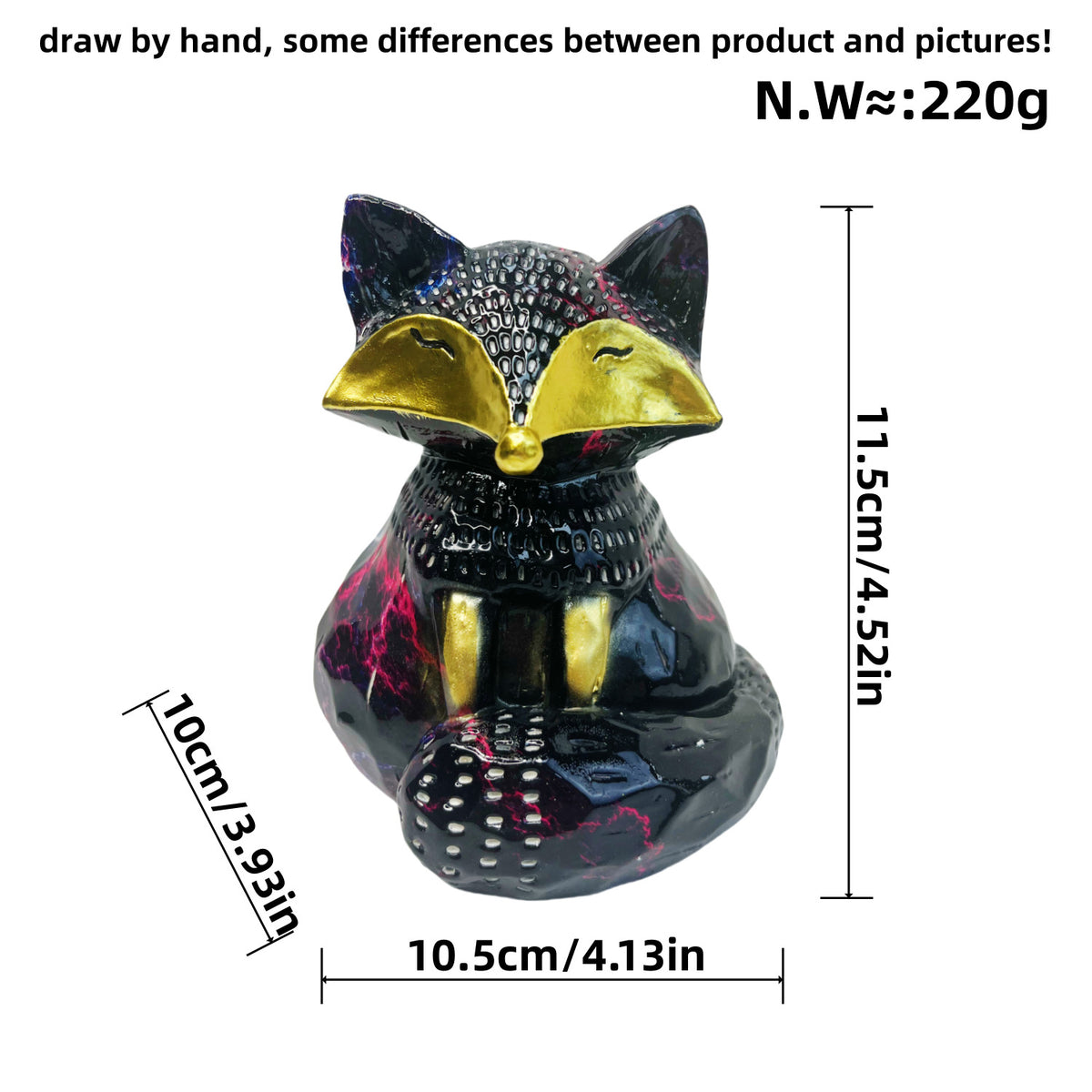 Decorative Fox Sculpture Acalora