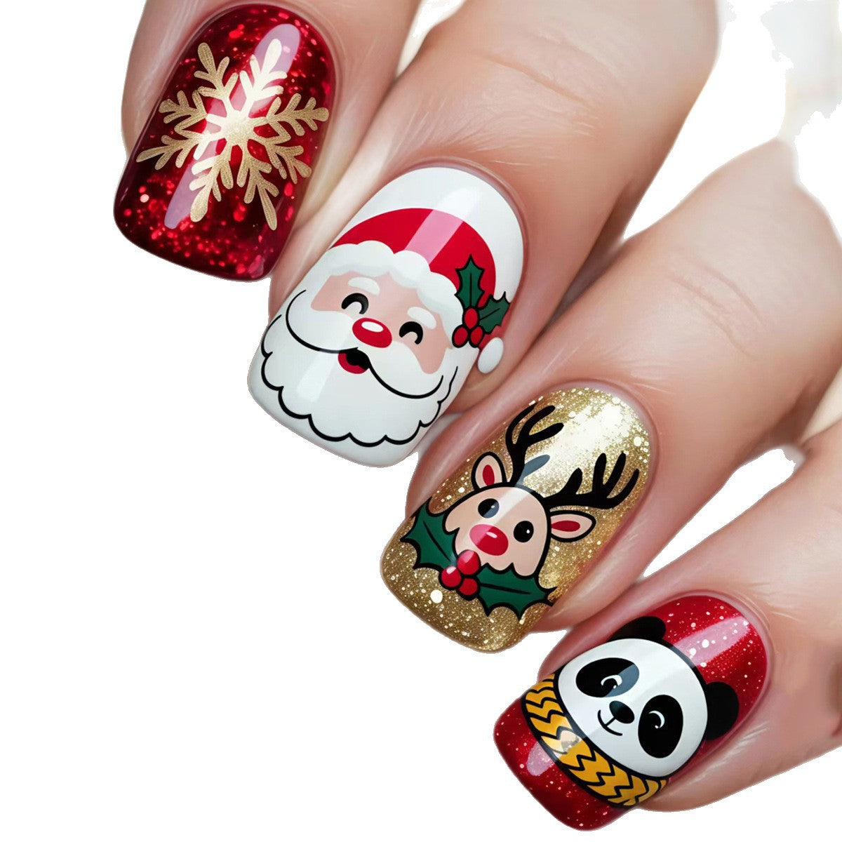 Creative Holiday-Themed Nail Art Acalora