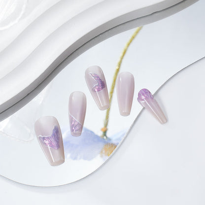 Artistic Press-On Nail Designs Acalora