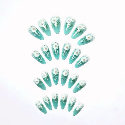 Floral 3D Nail Art Design Acalora