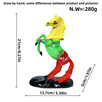 Artistic horse figurine in modern design Acalora