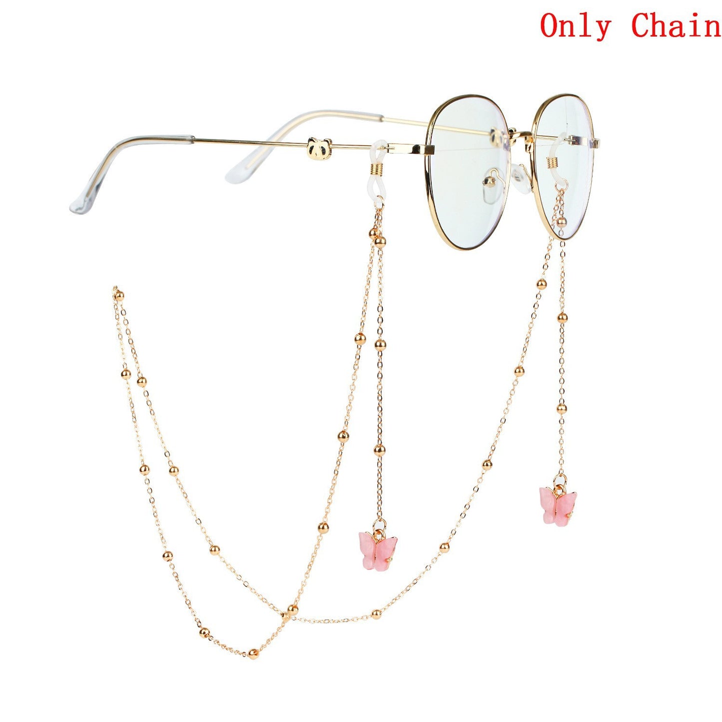 Decorative Butterfly Eyewear Chain Acalora