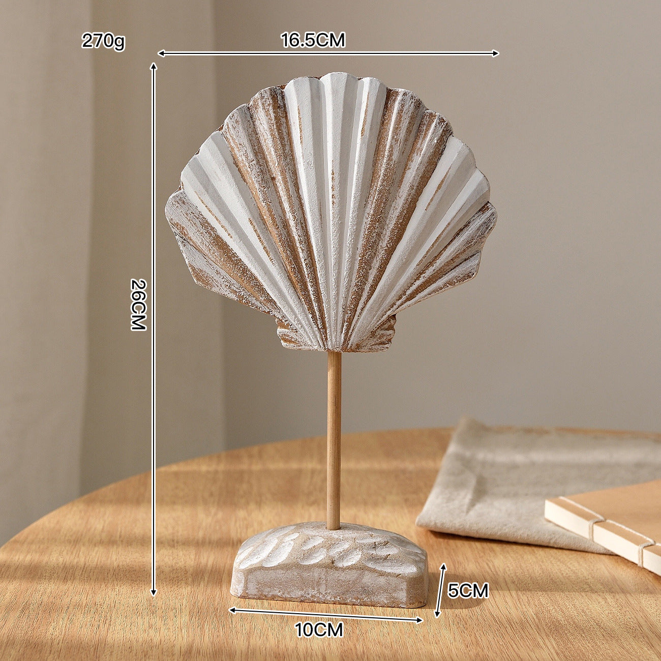 Elegant Shell Table Stand
