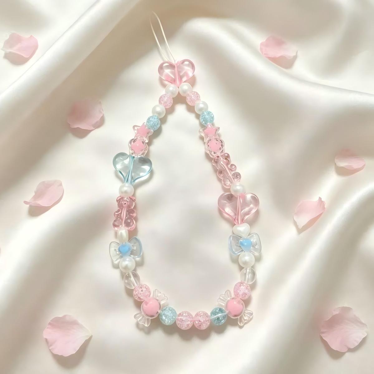 Cute Beaded Phone Charm Acalora