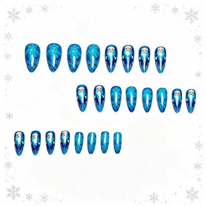 Festive Character-Themed Nail Art Acalora