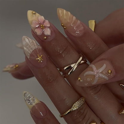 Premium Decorative Press-On Nail Set Acalora