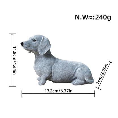 Colorful decorative figure of a dog in modern design Acalora