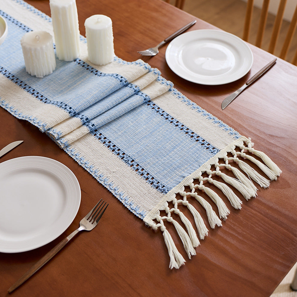 Elegant Knitted Table Runner