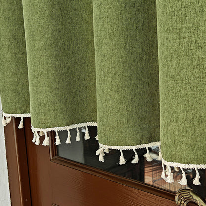 Elegant Textured Door Curtain