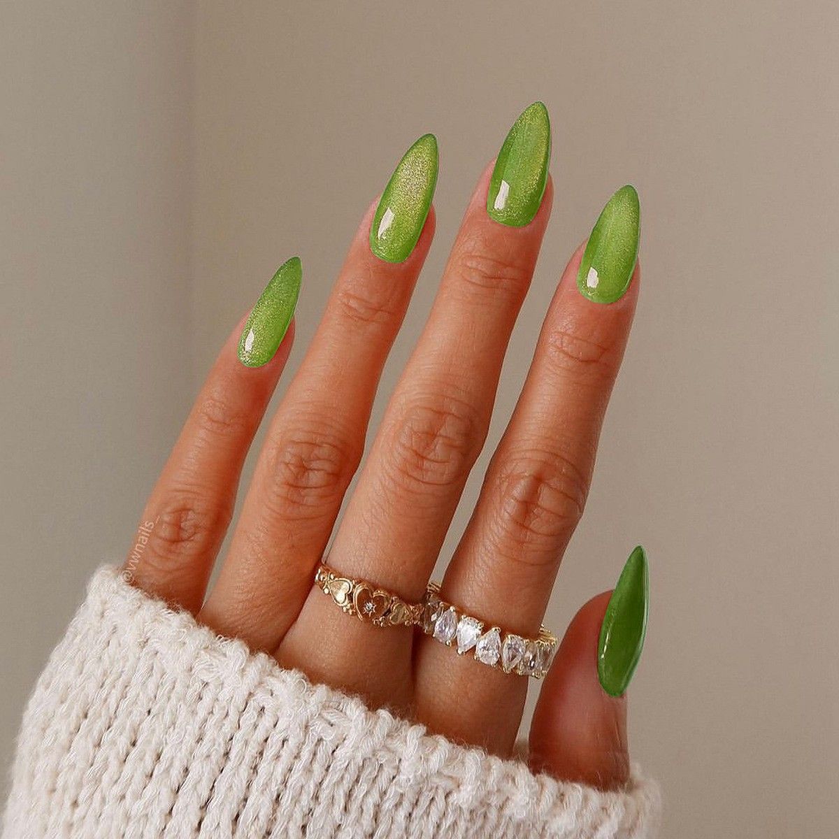 Elegant Stiletto Press-On Nail Art Set Acalora 1788496342