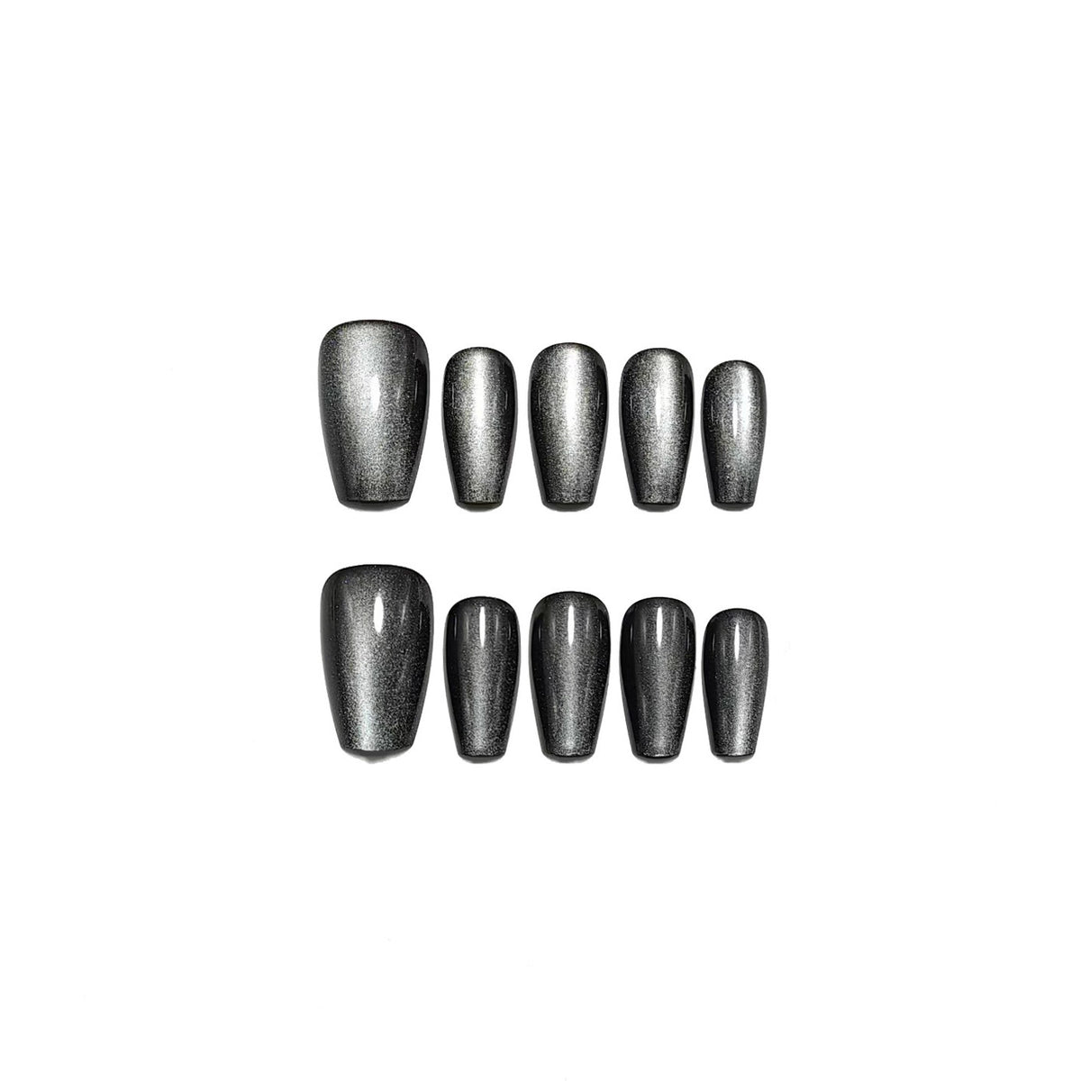 Nail art set with elegant metallic finish Acalora