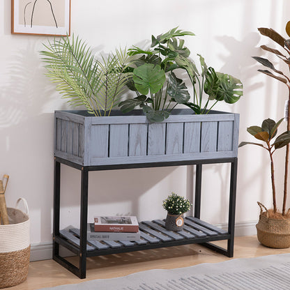 Wooden Planter Stand Acalora
