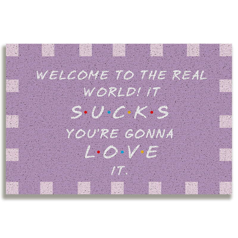 Whimsical Welcome Door Mat