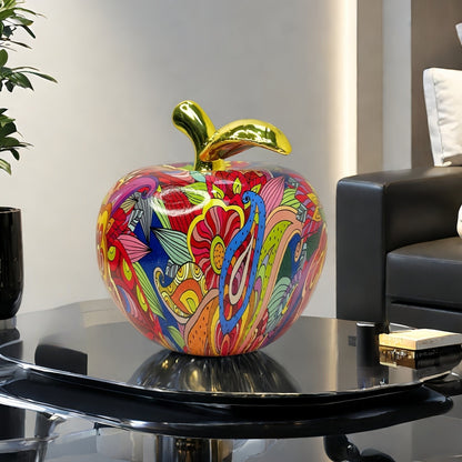 Decorative apple figure with artistic design Acalora