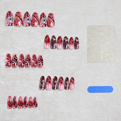 Creative artificial nail set with unique, artistic accents Acalora