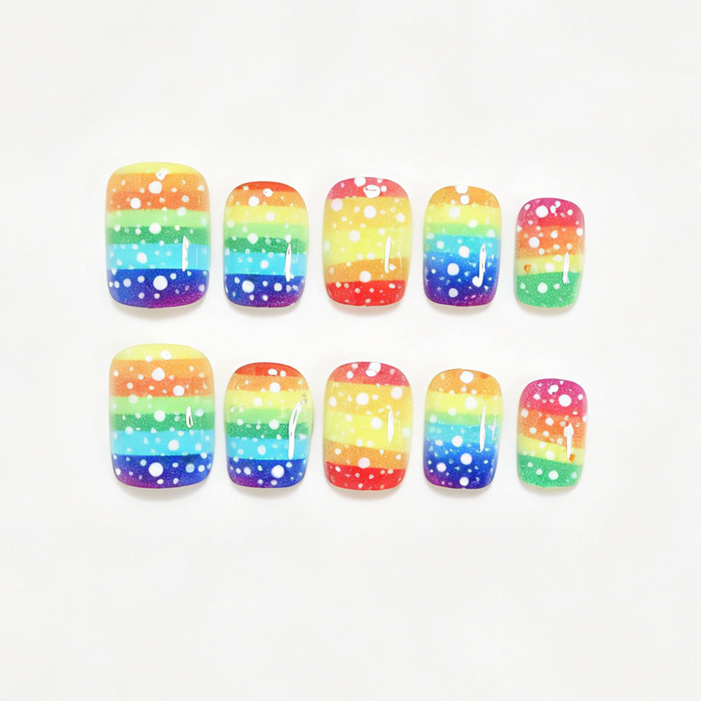 Ombre Dot Pattern Nail Art Set Acalora