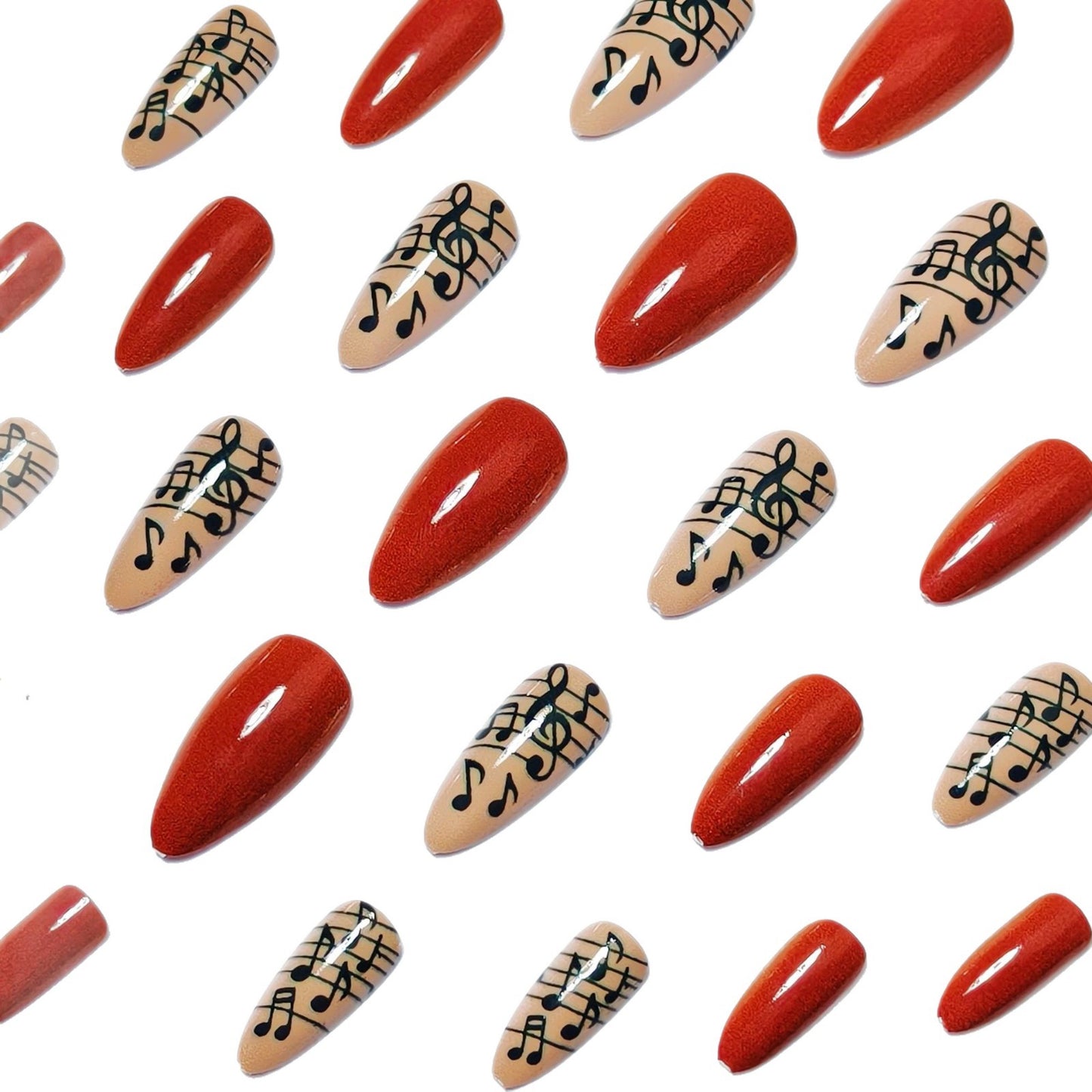 Musical Note Long-Lasting Nail Art Acalora