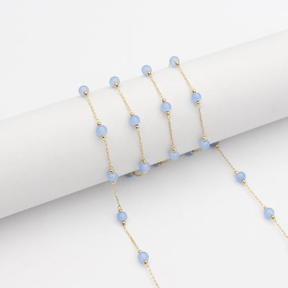 Elegant Beaded Eyewear Retainer Chain Acalora