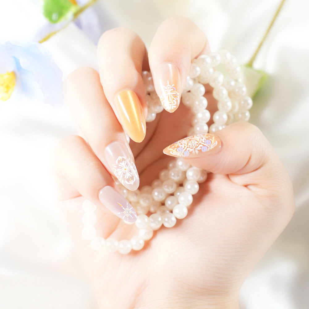 Floral Decorative Nail Art Acalora