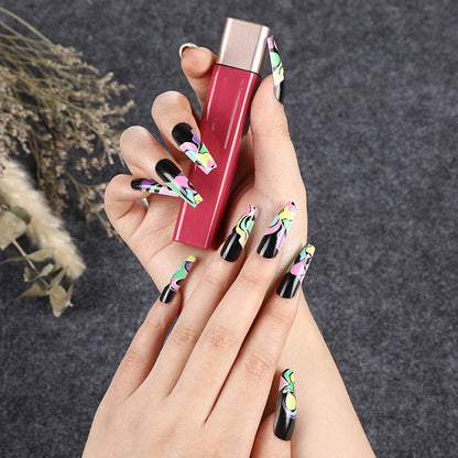 Creative wave pattern artificial nails Acalora