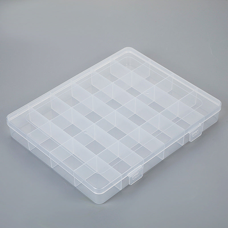 Multi-Divided Clear Craft Storage Organizer Acalora