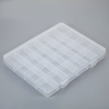 Multi-Divided Clear Craft Storage Organizer Acalora
