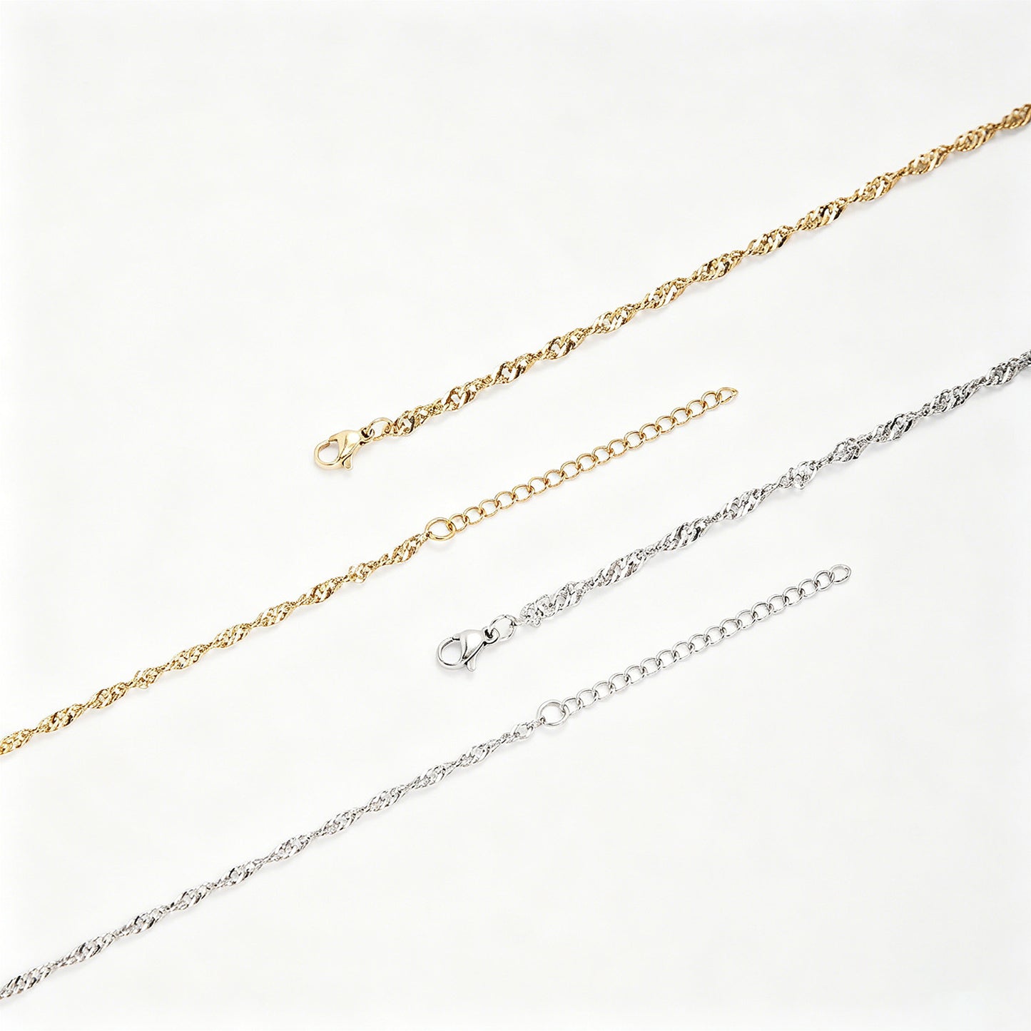 Textured Twisted Chain Bracelet Acalora