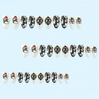 Christmas motif nail set Acalora