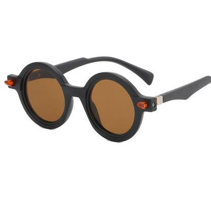 Women's fashionable round glasses with luxurious design Karnz
