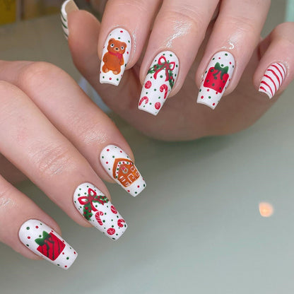 festive nail tips Acalora