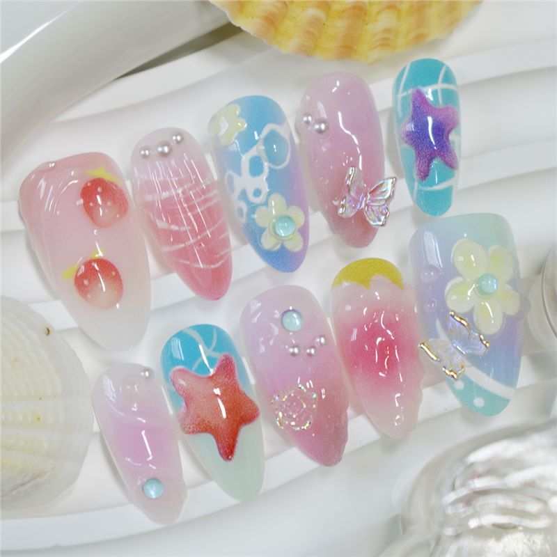 Artistic 3D Gel Nail Art Design Set Acalora