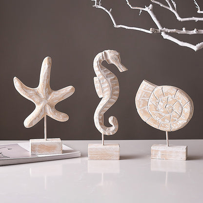 Whale Theme Decorative Sculpture